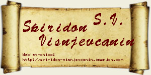 Spiridon Višnjevčanin vizit kartica